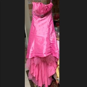 Pink prom dress